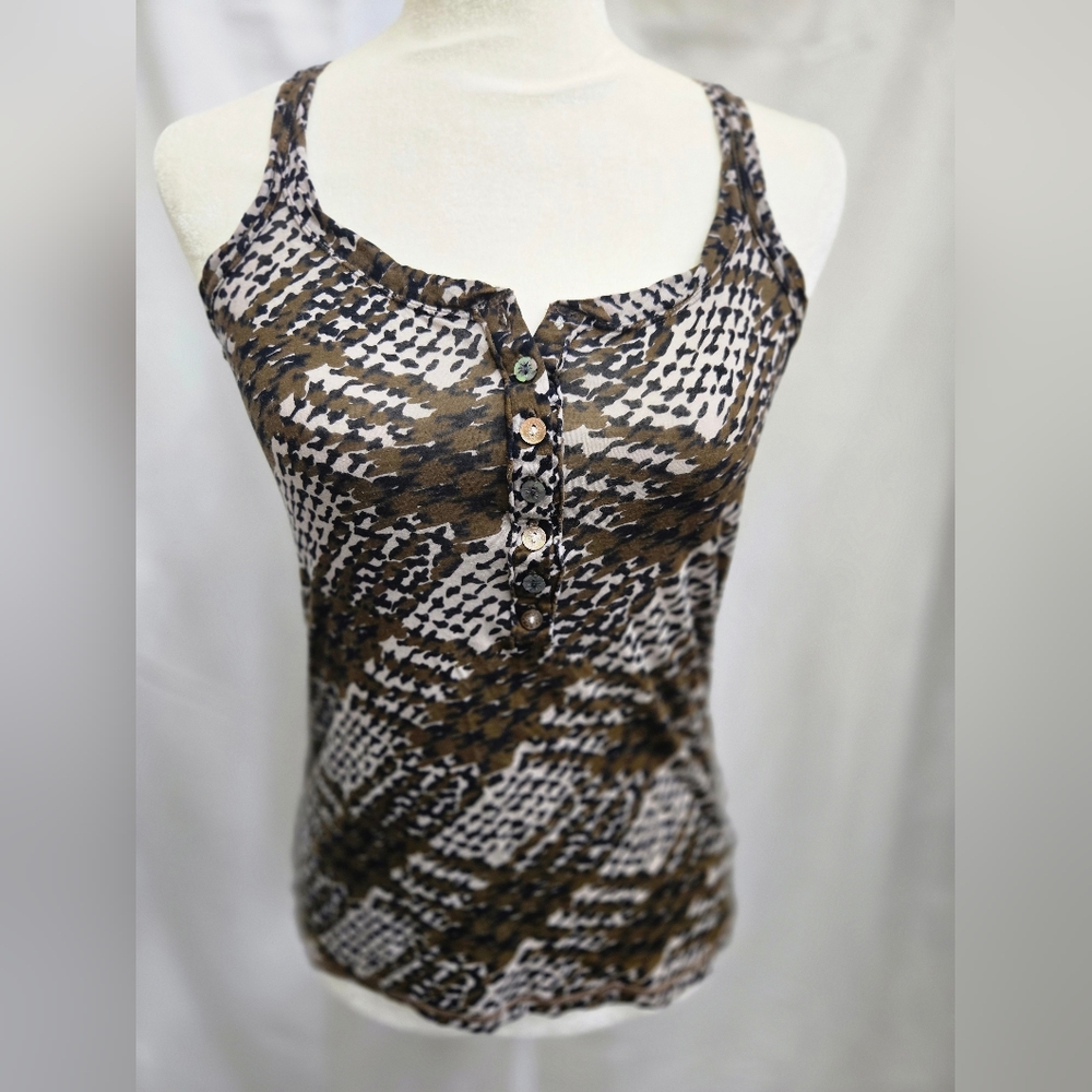 Park Vogel - Multi-colored Brown Tank Top - (1)